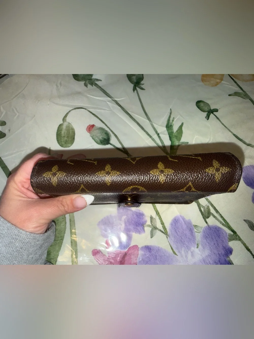 Louis Vuitton Monogram Wallet in Brown and Gold